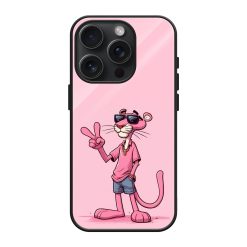 Pink Panther Glass Case