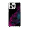 Purple Wave Art Clear Case