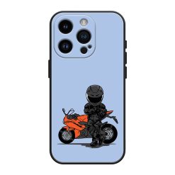 Biker Standing Silicone Case