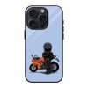 Biker Standing Glass Case