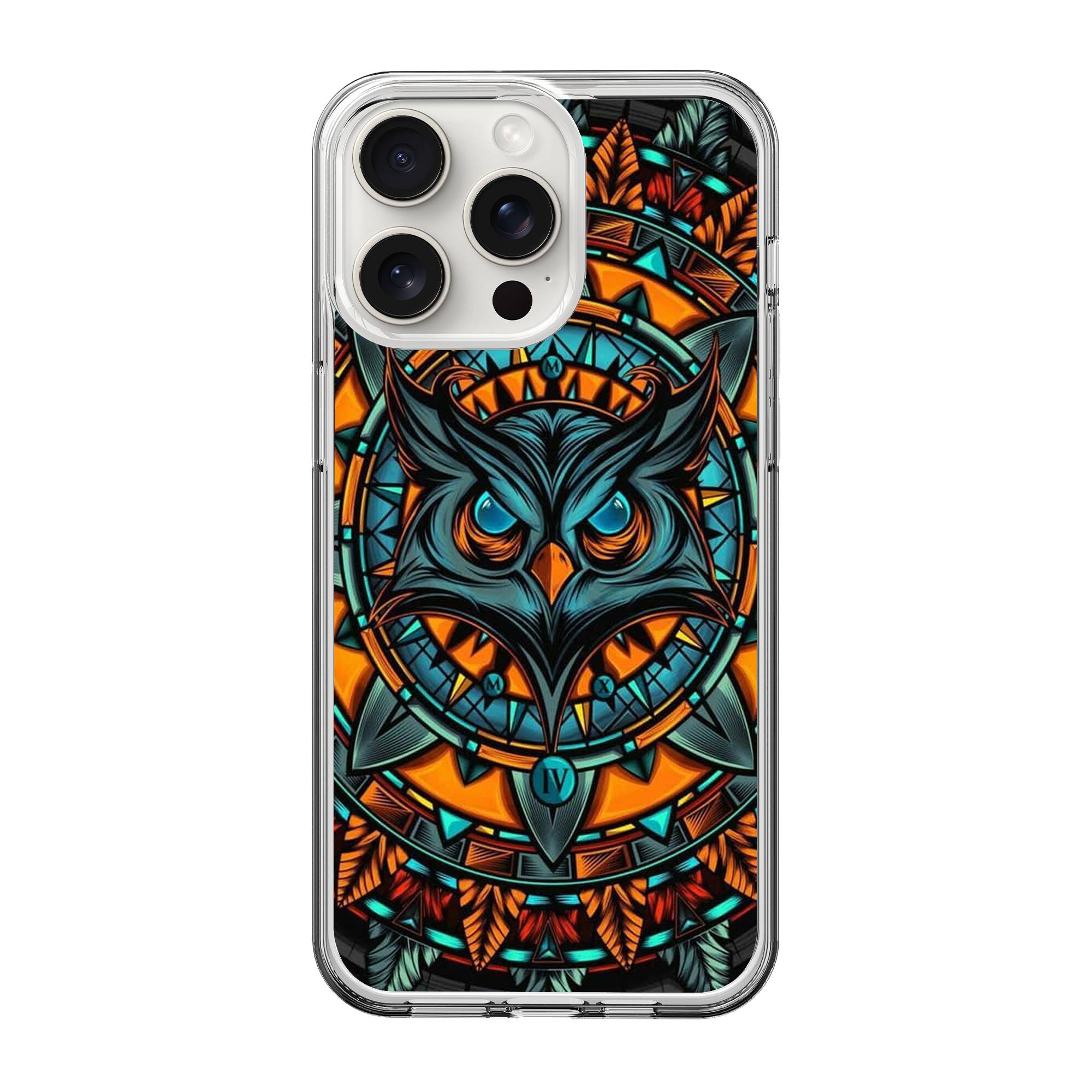 Retro Owl Clear Case