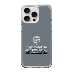 Silver Porsche Clear Case