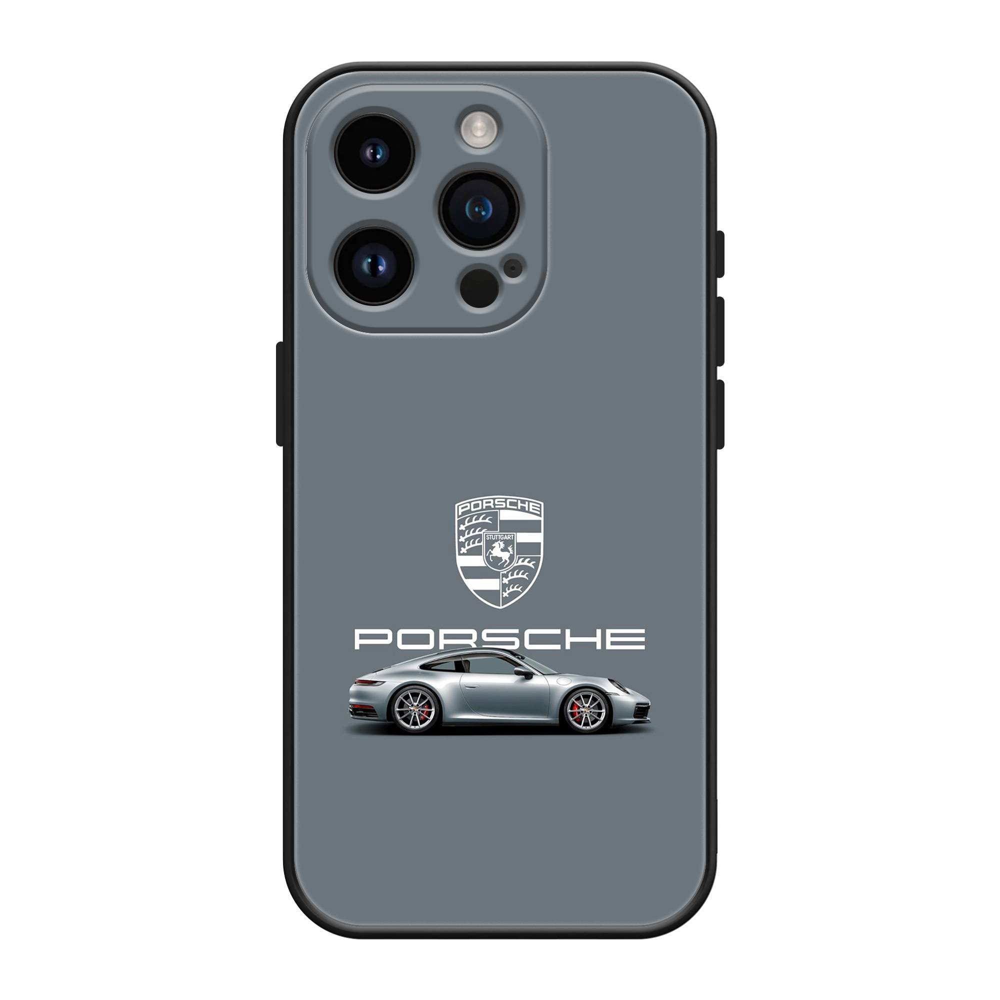 Silver Porsche Silicone Case