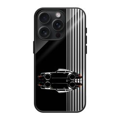 Black Porsche Glass Case