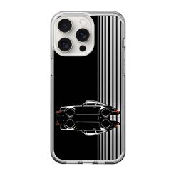 Black Porsche Clear Case