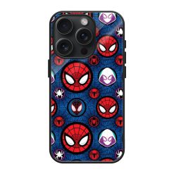 Spiderman Pattern Glass Case