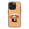 Sweet Panda Glass Case