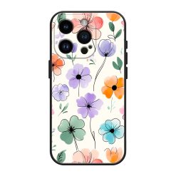 Watercolor Florals Silicone Case