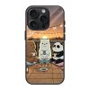 We Bare Bears Glass Case