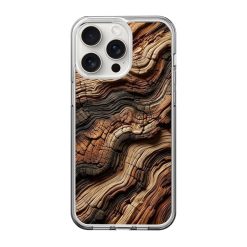Wooden Texture Clear Case