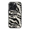 Zebra Fur Glass Case