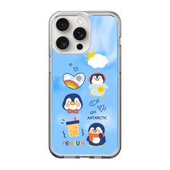 Cartoon Penguin Clear Case