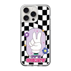 Checkerboard Clear Case