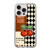Cherry Checkers Clear Case