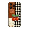 Cherry Checkers Silicone Case