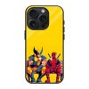 Deadpool Cartoon Glass Case