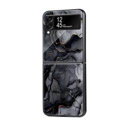 Generated Marble Samsung Z Flip Glass Case