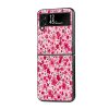 Pink Blossom Samsung Z Flip Glass Case