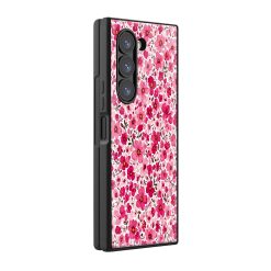 Pink Blossom Samsung Z Fold Glass Case