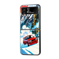 Ferrari Drift Samsung Z Flip Glass Case