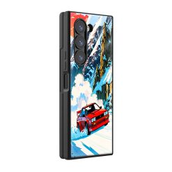 Ferrari Drift Samsung Z Fold Glass Case