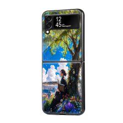 Who Am i Samsung Z Flip Glass Case