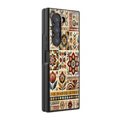 Patchwork Samsung Z Fold Glass Case