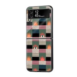 Eye and Sun Samsung Z Flip Glass Case