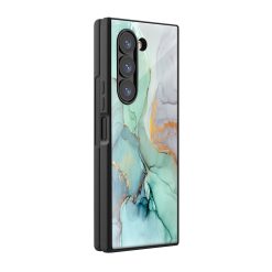 Pastel Marble Samsung Z Fold Glass Case