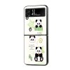 Panda Love Samsung Z Flip Glass Case
