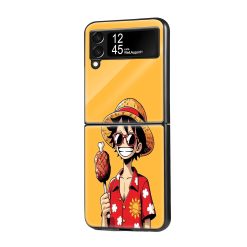 One Piece Samsung Z Flip Glass Case