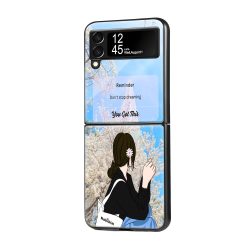 Don't Stop Dreaming Samsung Z Flip Glass Case