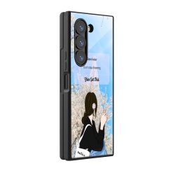 Don't Stop Dreaming Samsung Z Fold Glass Case