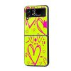 Neon Heart Samsung Z Flip Glass Case