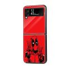 Deadpool Samsung Z Flip Glass Case