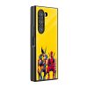 Deadpool Cartoon Samsung Z Fold Glass Case