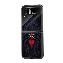 Dark Spider-Man Samsung Z Flip Glass Case