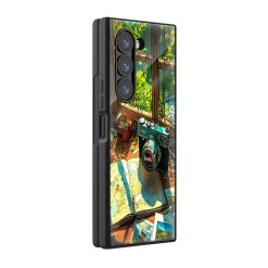 Travel Camera Samsung Z Fold Glass Case