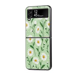 Daisy Field Samsung Z Flip Glass Case