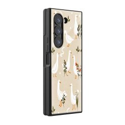 Dainty Ducks Samsung Z Fold Glass Case