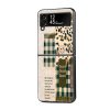 Mismatched Textures Samsung Z Flip Glass Case