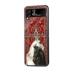 The Royal Ride Samsung Z Flip Glass Case