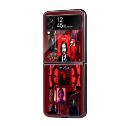 The Red Suit Samsung Z Flip Glass Case