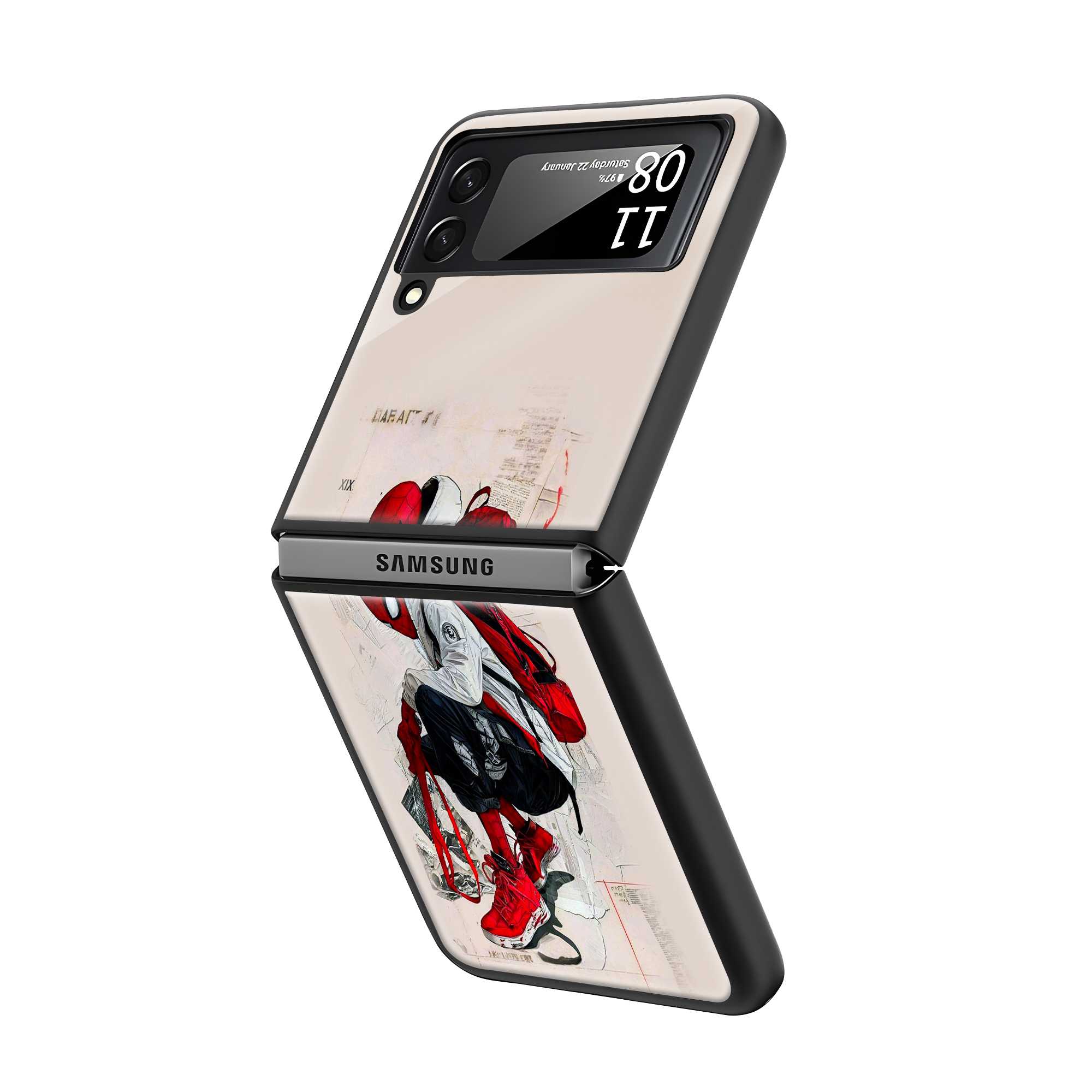The Hustle Samsung Z Flip Glass Case - Image 2