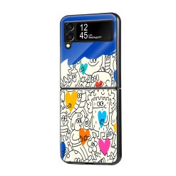 Creature Love Samsung Z Flip Glass Case