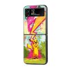 Comic Pikachu Samsung Z Flip Glass Case