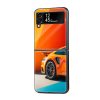 Sports Car Samsung Z Flip Glass Case