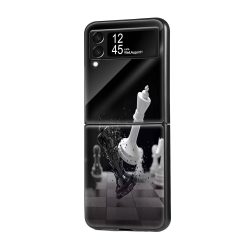 Chess Artistic Samsung Z Flip Glass Case