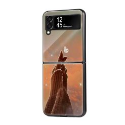Love Sign Samsung Z Flip Glass Case