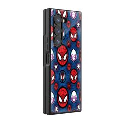 Spiderman Pattern Samsung Z Fold Glass Case